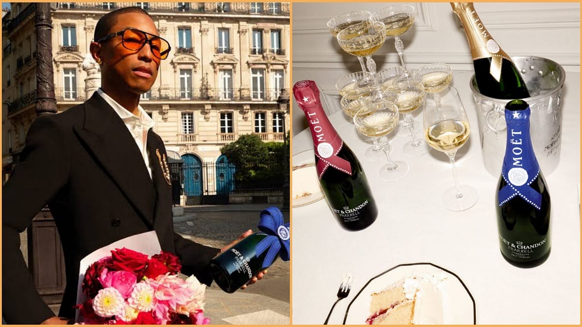 Pharrell Williams Collaborates with Moet and Chandon to Launch a Limited Edition Collection